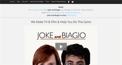 Desktop Screenshot of jokeandbiagio.com